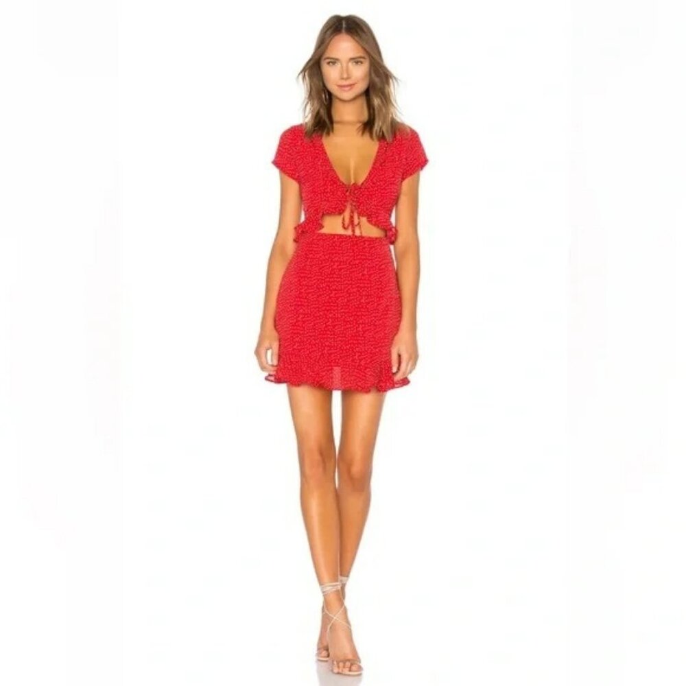 superdown Mercy Polka Dot Dress